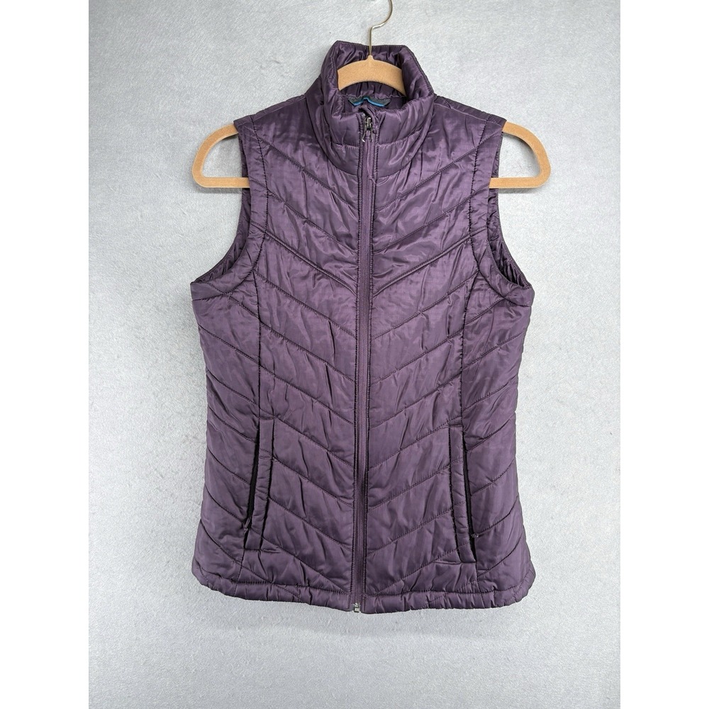 Columbia  Womens Omni Heat Puffer Purple  Vest Sz Small‎ S Y2K Quilted